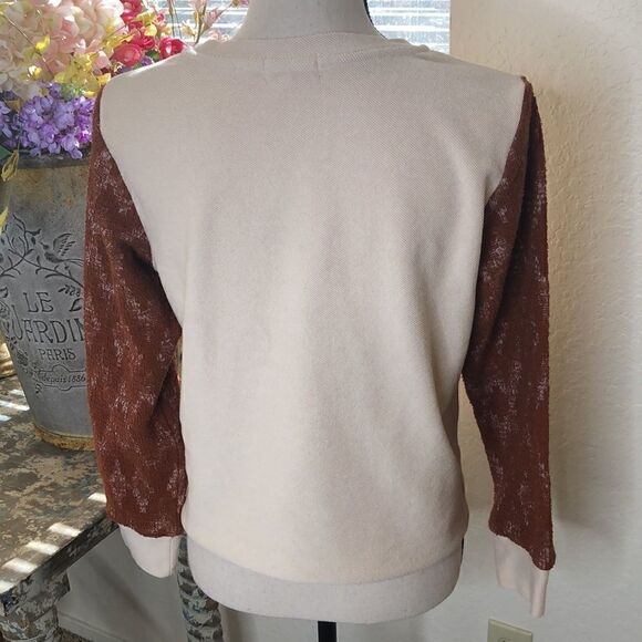 Roolee light Tan and Rust Long Sleeve Shirt - Picture 5 of 14
